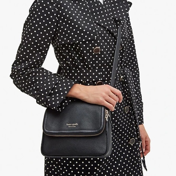 Kate Spade New York Run Around Large Flap Leather Crossbody Bag - Picture 2 of 10